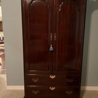 Ethan Allen "Georgian Ct." Cherry Armoire - $350