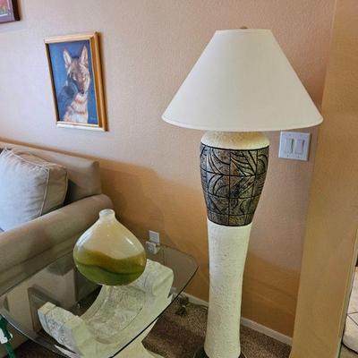 Lots Of Pottery And lamps