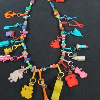 80' s Charm Necklace