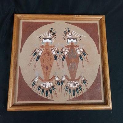 Father Sky and Mother Earth Sandpainting