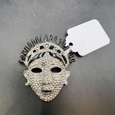 Vintage Mask Pin