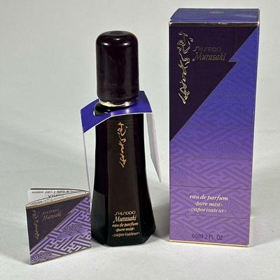NIB SHISEIDO MURASAKI EAU DE PARFUM | New in box 60ml/2.0 fl. oz. Shiseido Purple-Murasaki eau de parfum. - l. 2.25 x w. 2 x h. 6.25 in...