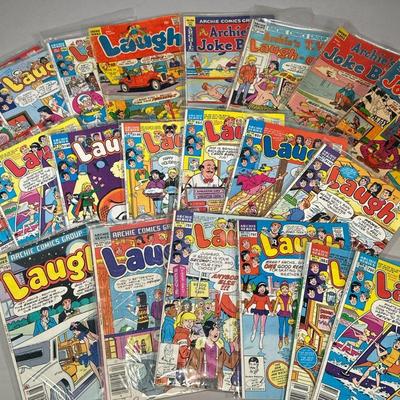(22pc) Archie’s Joke Book and Laugh Comics | Including large number of Archie's Joke Book and Laugh comics.

