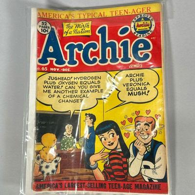 ARCHIE COMICS #65 NOV-DEC | Archie Comics "The Mirth of a Nation" No. 65 Nov-Dec .


