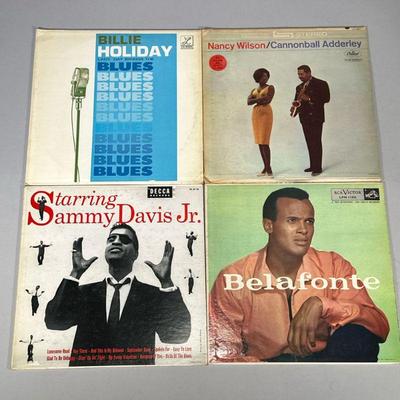 MIXED JAZZ RECORDS | Vinyl record albums including: Starring Sammy Davis Jr. (DL 8118), Billie Holiday Lady Day Swings the Blues (L...