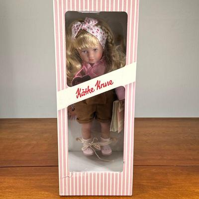 KÄTHE KRUSE GLÜCKSKIND HEIDI DOLL | New in box Glückskind Heidi doll from Käthe Kruse. - l. 8 x w. 5.5 x h. 20.50 in

