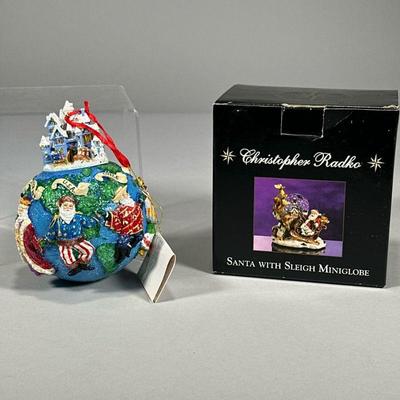 CHRISTOPHER RADKO ORNAMENT & SNOWGLOBE | Including: 