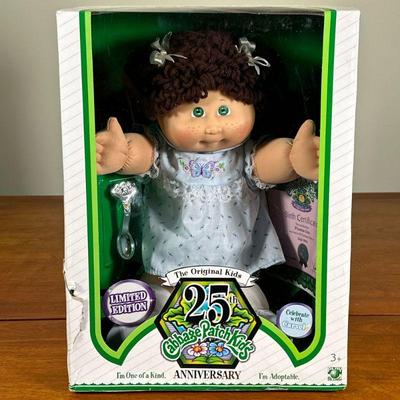 25th ANNIVERSARY CABBAGE PATCH KIDS DOLL | New in box limited edition 25th anniversary cabbage patch kids doll named Florene Iola. - l....