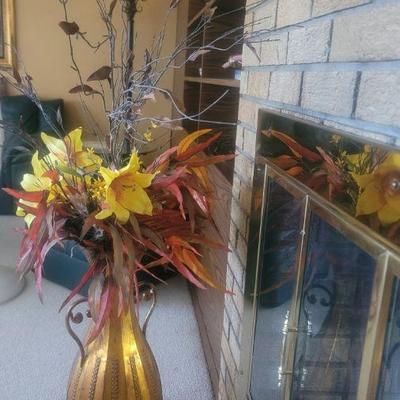 Beautiful floor vases strewn throughout the home