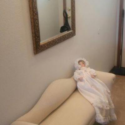 Settee made for a doll