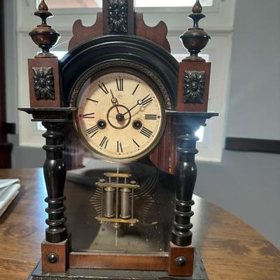 Antique German Junghans clock manufactured between 1875-1890 