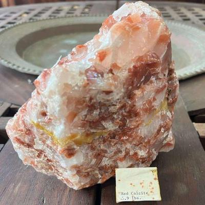 TTT471- Large Red Calcite 