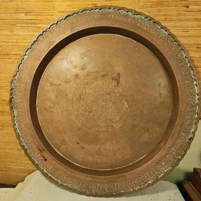 TTT569-Very Large Very Mysterious Antique Looking Decorative Metal Display