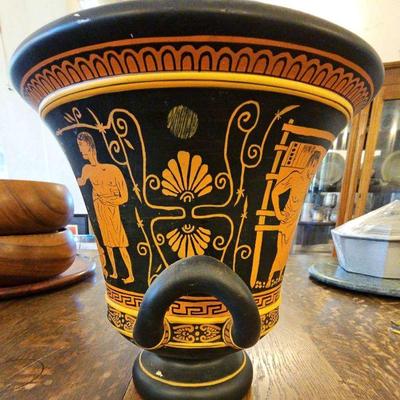 TTT373-Large Greek Style Vase Red Figure Krater