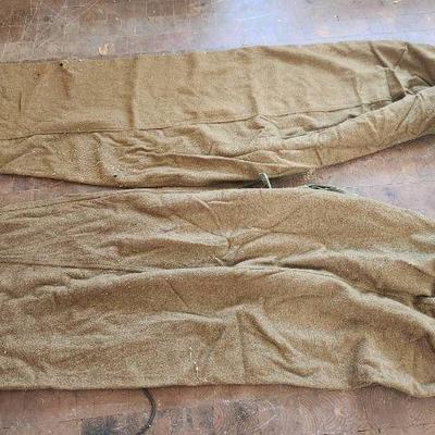 TTT387 Two Vintage Sleeping Wool Bags
