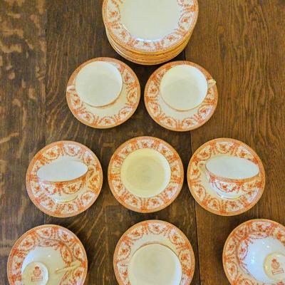 TTT400-Classy Vintage Royal Worchester Bone China Teaset
