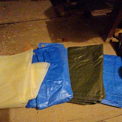 TTT579-Mystery Lot Of Tarps, Plastic