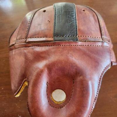 TTT123 Vintage Glory Leather Football Helmet