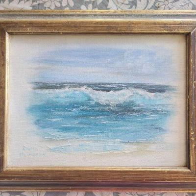 TTT378 Original Painting On Stretched Canvas