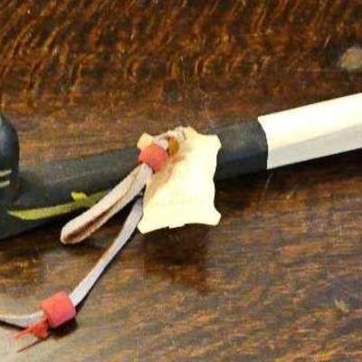 TTT335-Vintage Native American Peace Pipe Made By The Cherokees