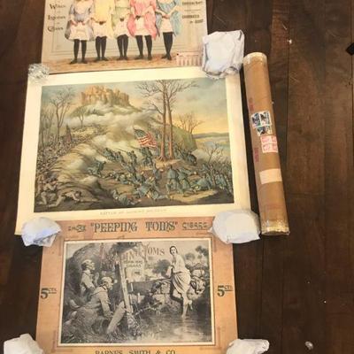 TTT181 - Vintage Posters & Postage Stamps