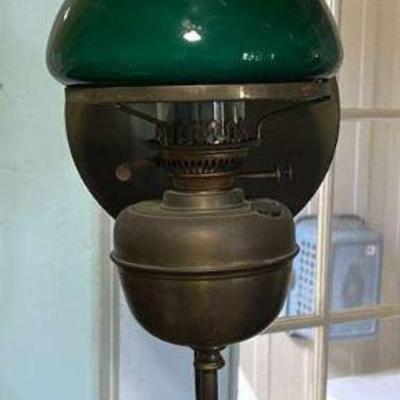 TTT270- Vintage Brass Scott Lamp Co Surgeons Lamp