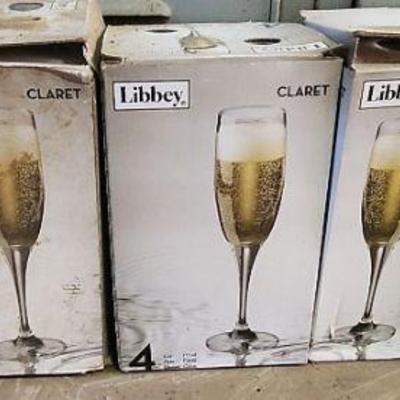TTT620 - Libby 6-Ounce Clear Champagne Glasses (19)