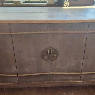 TTT388 Vintage Wooden Media Cabinet