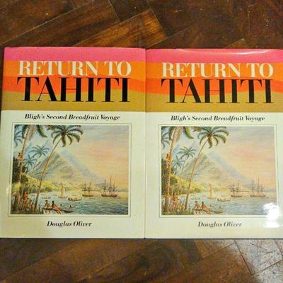 TTT548-2 Signed Copies Of "Return To Tahiti" By Douglas Oliver