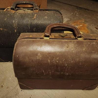 TTT429 Two Vintage Medical Bags