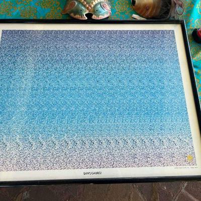 TTT161 NVision Grafix Magic Eye 3D “dinosaur” Art Print