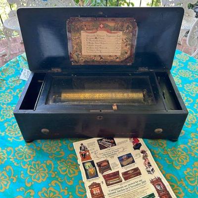 TTT084- Swiss Cylinder Music Box
