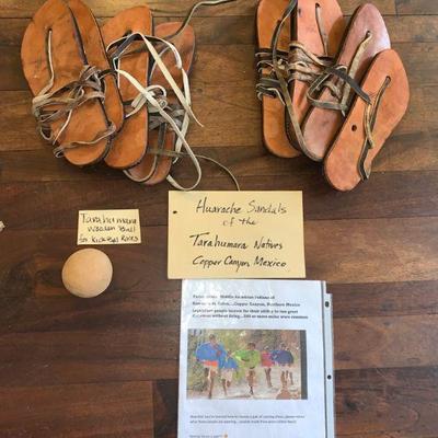 TTT088 Huarache Sandals from Tarahumara Native Americans