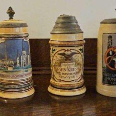 TTT105-Assortment Of Collectible Beer Steins