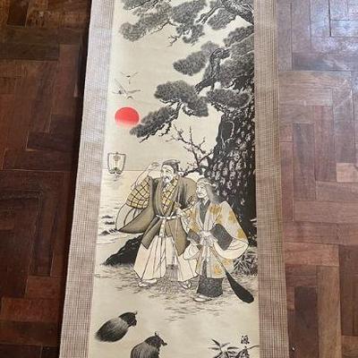 TTT487- Japanese Wall Hanging Scroll