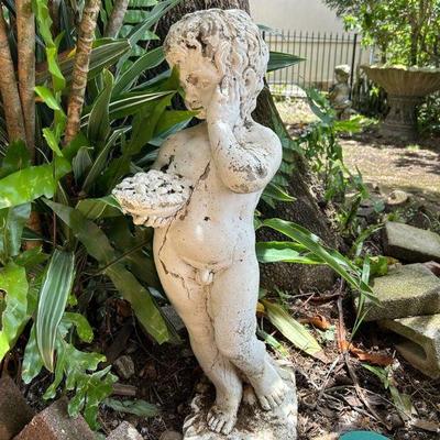 TTT058- Cement Garden Statue
