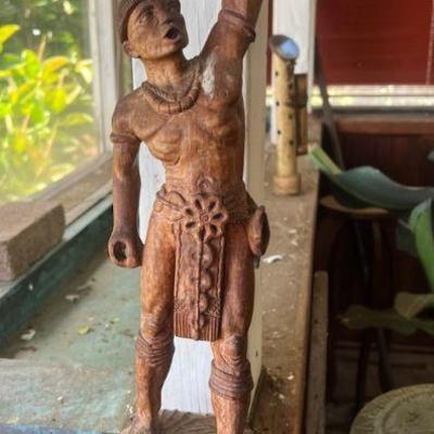 TTT390- Tribal Carved Wooden Figurine