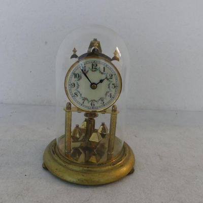 Vintage 1950s Euramca Trading Co. German Made Torsion 400-Day Anniversary Clock