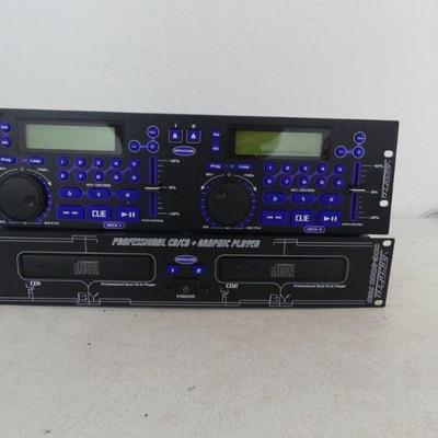 VocoPro Dual CD/CDG Player with Key Control #CDG-9000Pro - In Original Box