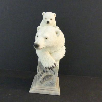 Signed Vintage 2003 Mill Creek Studios "Snow Cone" Cold Cast Hand Painted Figurine by Joe Slockbower - 7" Tall