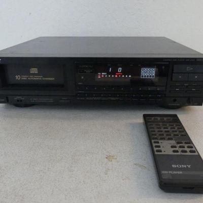 Sony 10-CD Changer #CDP-C100 with Remote