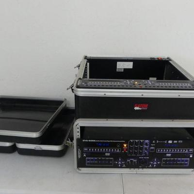Loaded Gator Case 10U Top/6U Side Console Audio Rack #GRC-10X6
