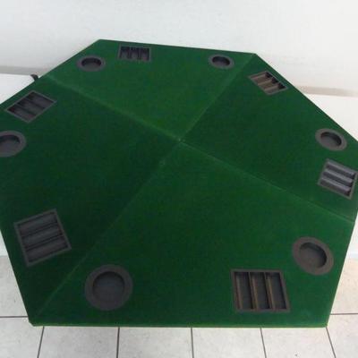 Vintage Marlboro Compass Portable 6-Player Portable Poker Table in Travel Case - 48"