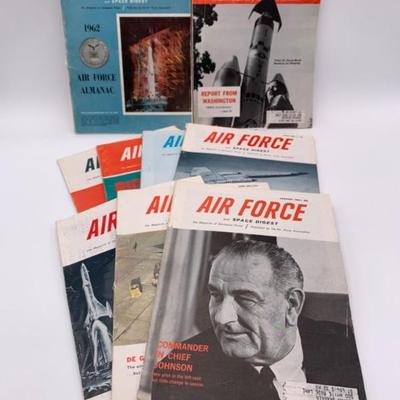 AIR FORCE AND SPACE DIGEST – 10 Issues - 1960s