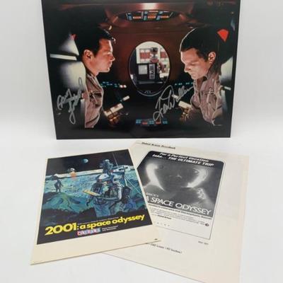 Kubrick's 2001: A Space Odyssey - Actor Signed: Lockwood & Dullea