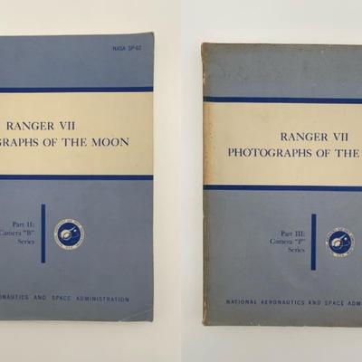 Books - RANGER VII PHOTOGRAPHS OF THE MOON - 2 Volumes 1965