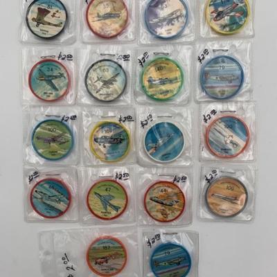 JELL-O and Hostess "Famous Aircraft of the World" Coins - 1960s