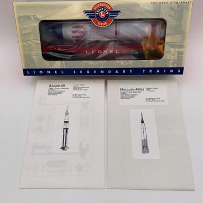 Toy - Lionel Train Flat Car W/Rocket - Mint