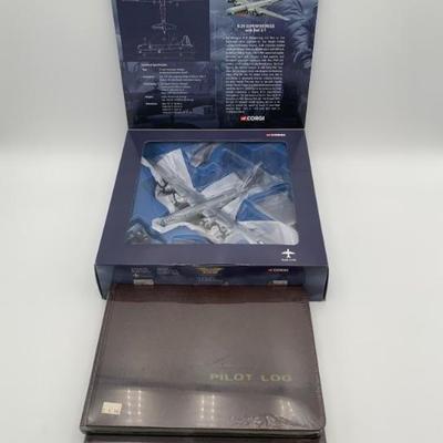 B-29 Superfortress Model & Vintage Unused Pilot's Logs