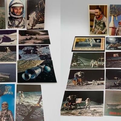 Plethora of Postcards - Vintage Astronaut & Moon